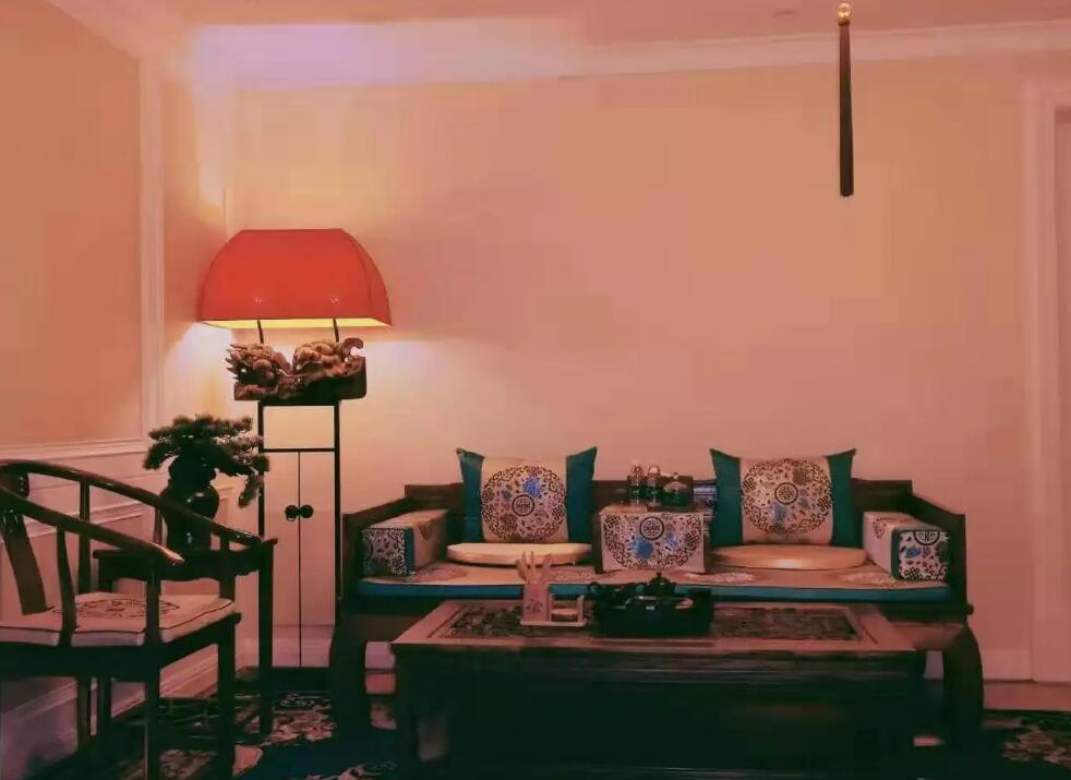 青岛黄岛区会所茶馆环境一角